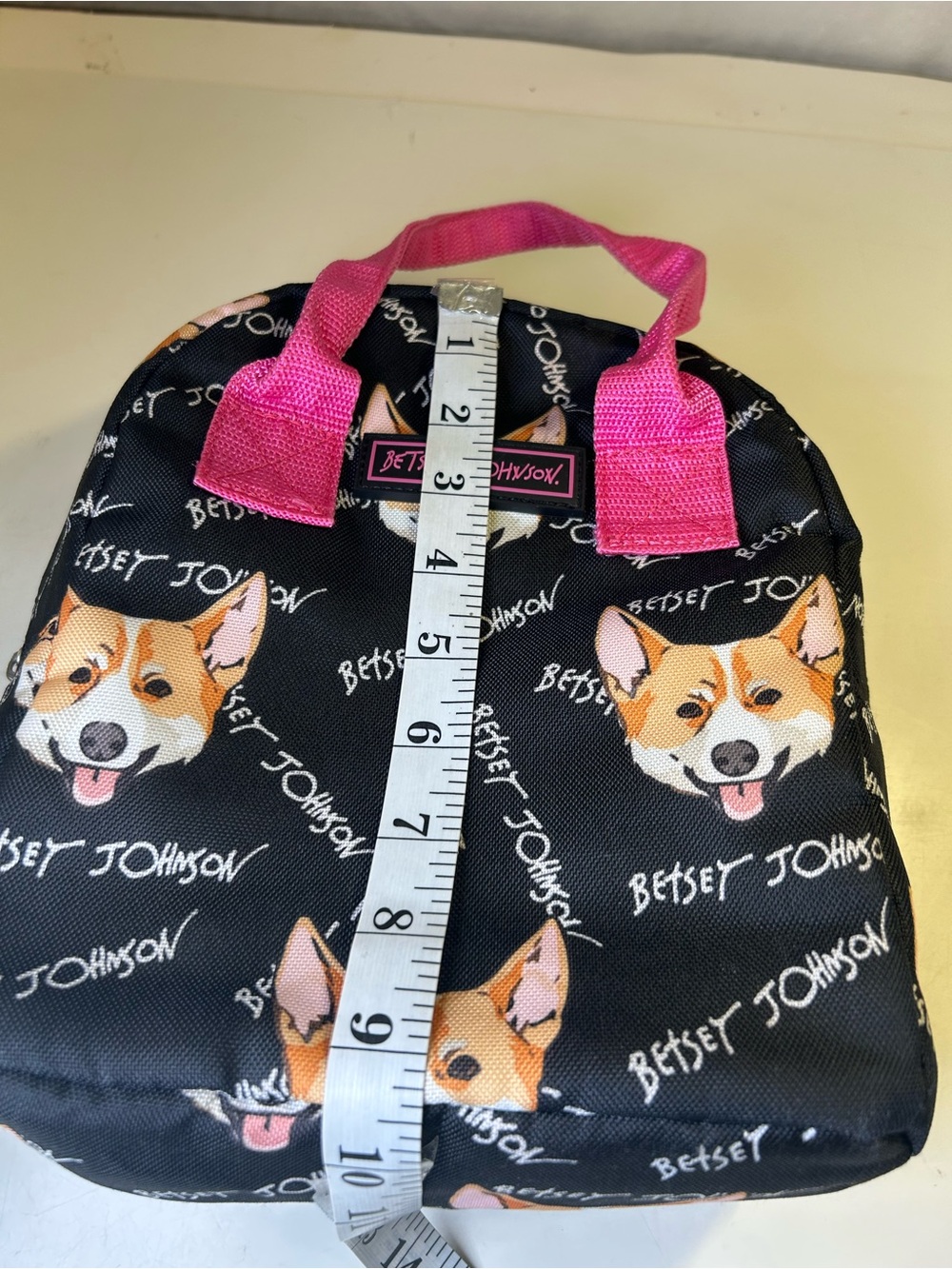 Betsey Johnson Insulated Lunch Tote Cooler Bag Corgi Dog Print - Picture 10 of 12